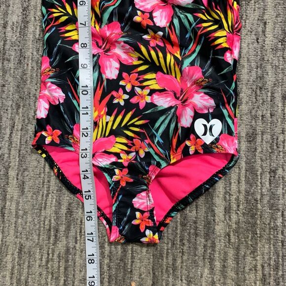 Hurley Girl's UPF‎ 50+ One-Piece Quick Dry Swimsuit Size 4 New with Tags Beach - Picture 6 of 8